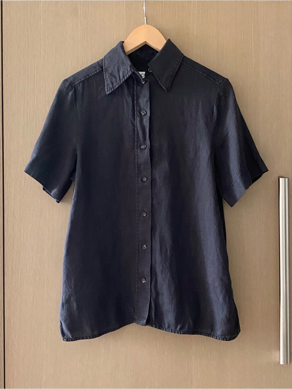 COS short sleeve linen shirt